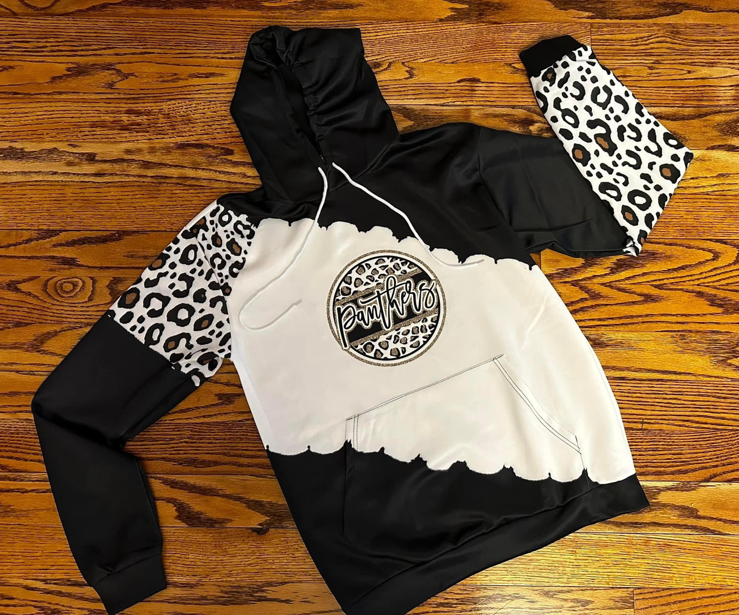Sublimation All over Panther Leopard Gold Sweatshirt