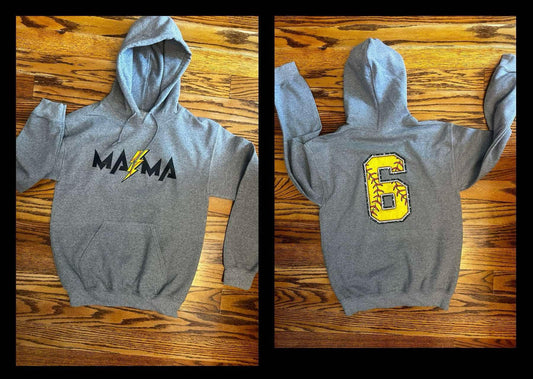 Mama Lightning Bolt Hoodie