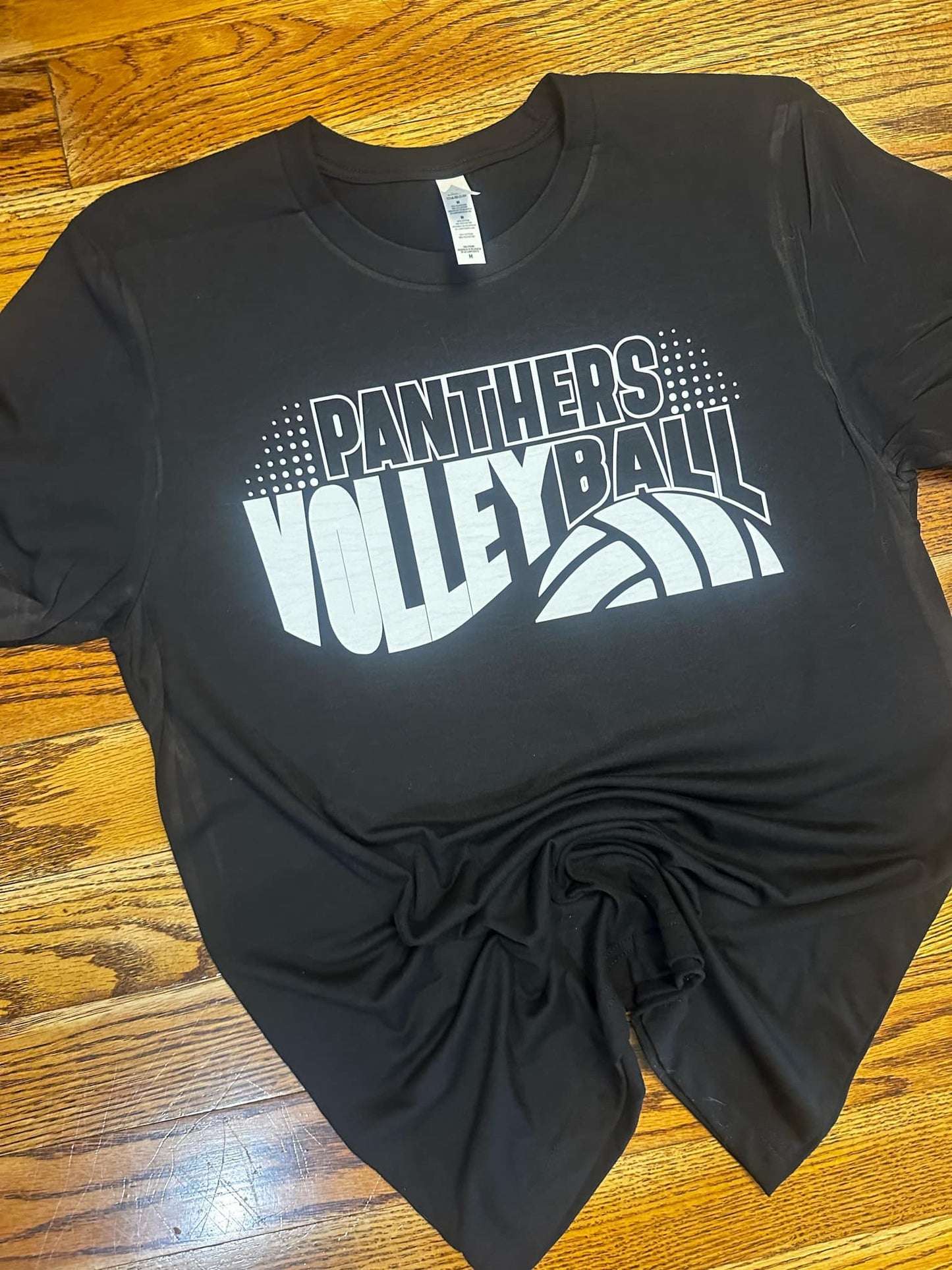 Panthers Volleyball Wavy