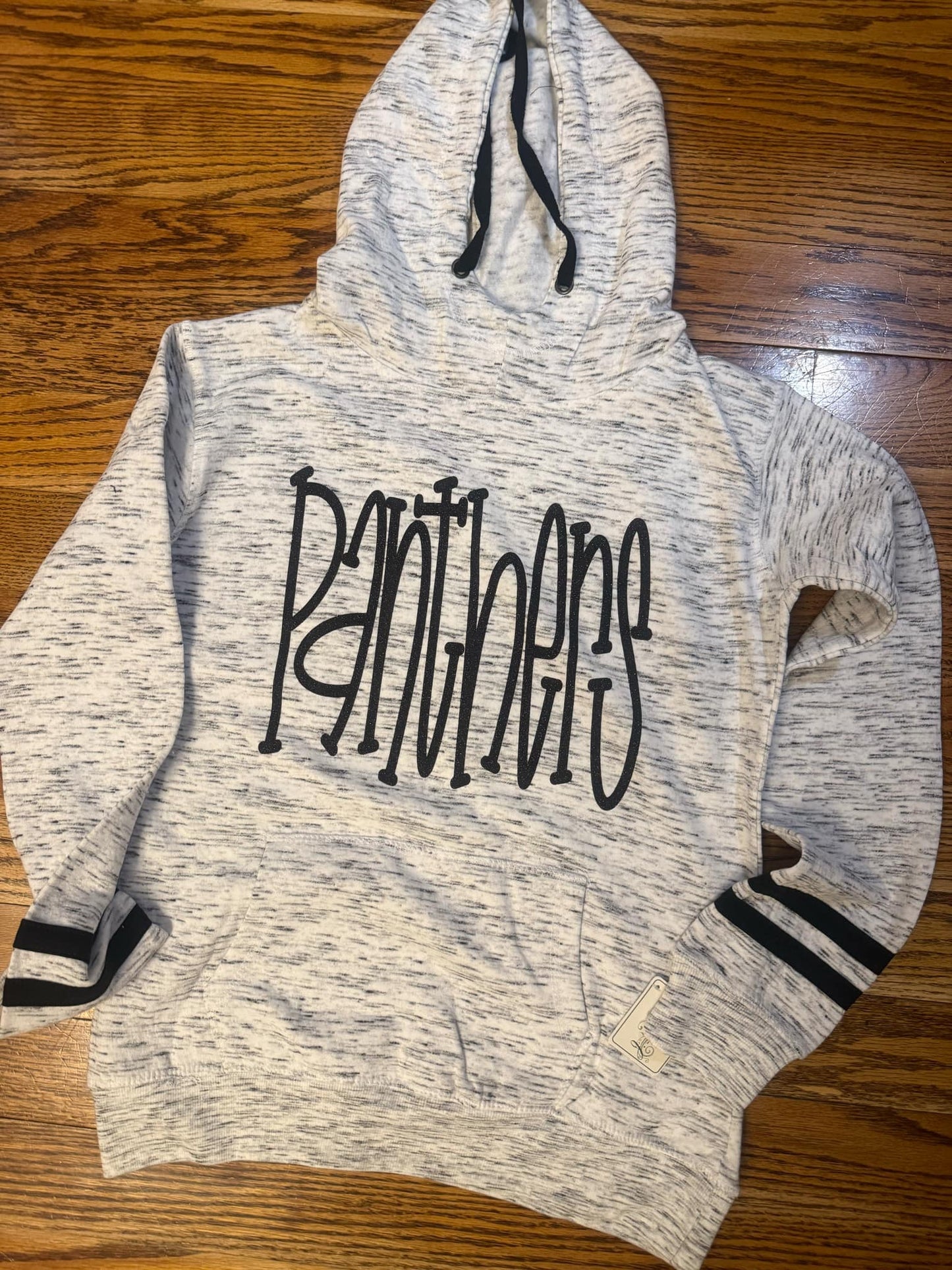 Panthers With Black Stripes Hoodie