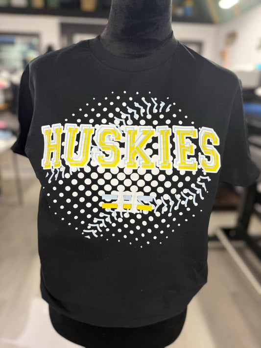 Huskies White Dots