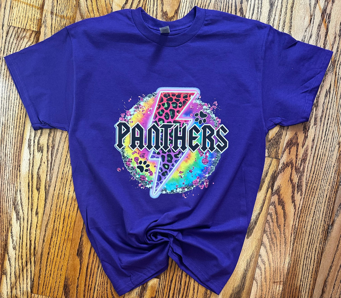 Panther Lightening Tie-dye Tee