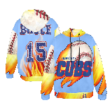 Custom All-Over Cubs Baseball *Fire*